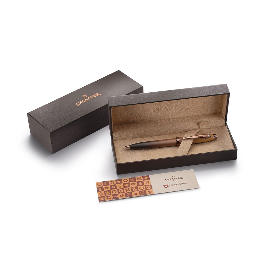 Sheaffer 100 9374 Coffee Edition Matte Brown Ballpoint Pen at Boston General Store