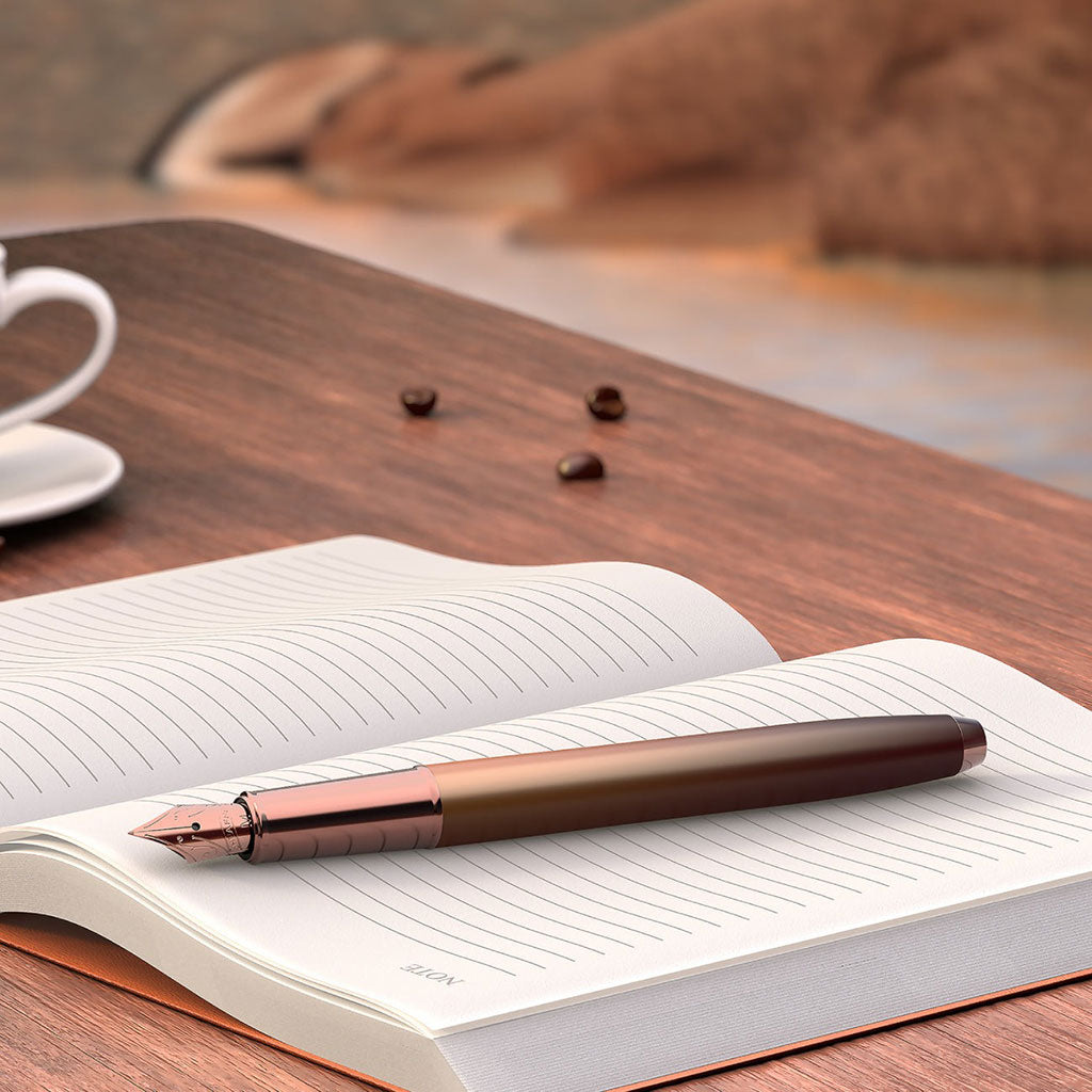Sheaffer 100 9374 Coffee Edition Matte Brown Fountain Pen at Boston General Store