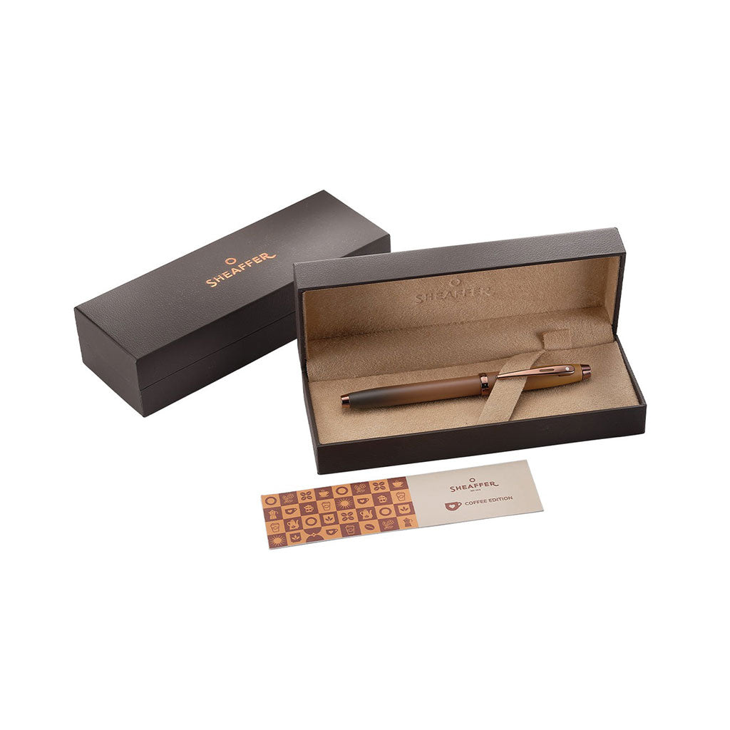 Sheaffer 100 9374 Coffee Edition Matte Brown Fountain Pen at Boston General Store