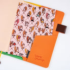 100%ORANGE: Hobonichi Folder Set of 2 for A5 Size - Squirrel Squadron Boston General Store