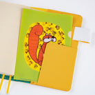 100%ORANGE: Hobonichi Folder Set of 3 for A6 Size (Squirrel’s Moving Day) Boston General Store