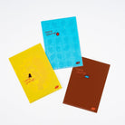 100%ORANGE: Hobonichi Folder Set of 3 for A6 Size (Squirrel’s Moving Day) Boston General Store