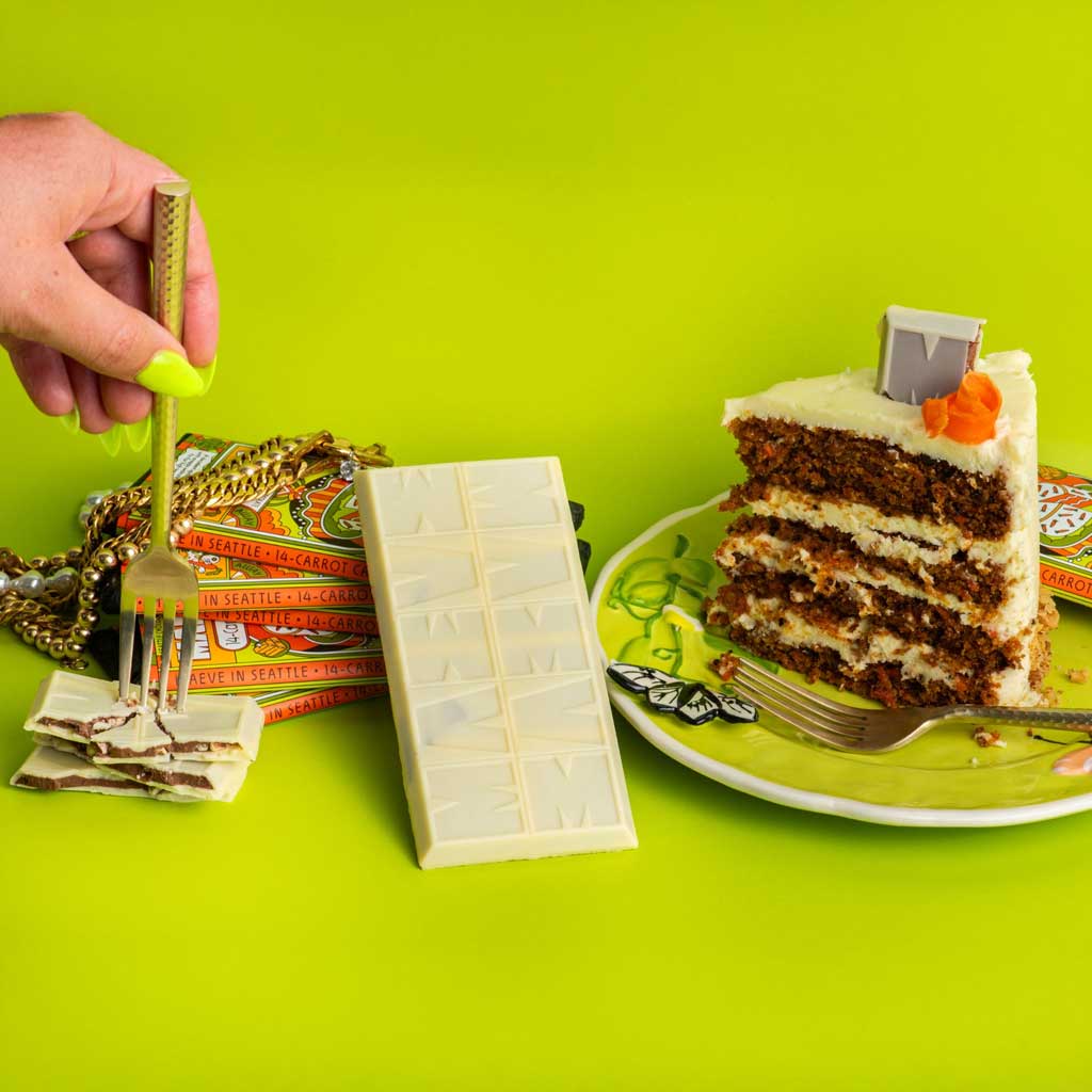 Maeve 14-Carrot Cake Truffle Chocolate Bar | Boston General Store