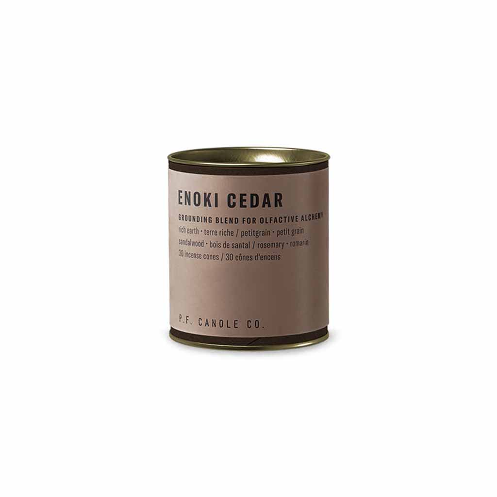 Alchemy Incense Cones Enoki Cedar   at Boston General Store