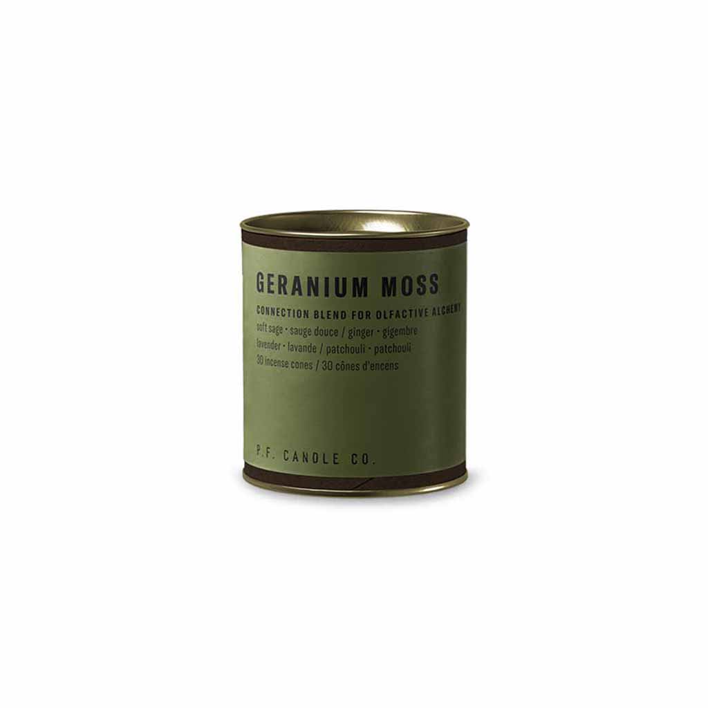 Alchemy Incense Cones Geranium &amp; Moss   at Boston General Store