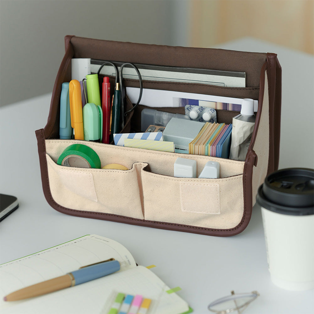 Hobonichi Stappo - Canvas: Ivory Brown at Boston General Store