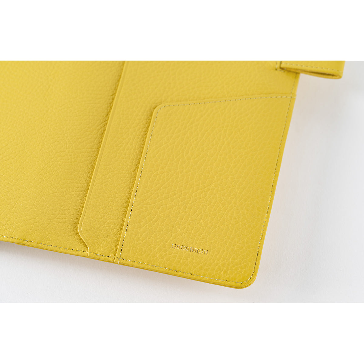 Hobonichi Techo Cover Cousin A5 -  Leather: Brilliant Yellow    at Boston General Store