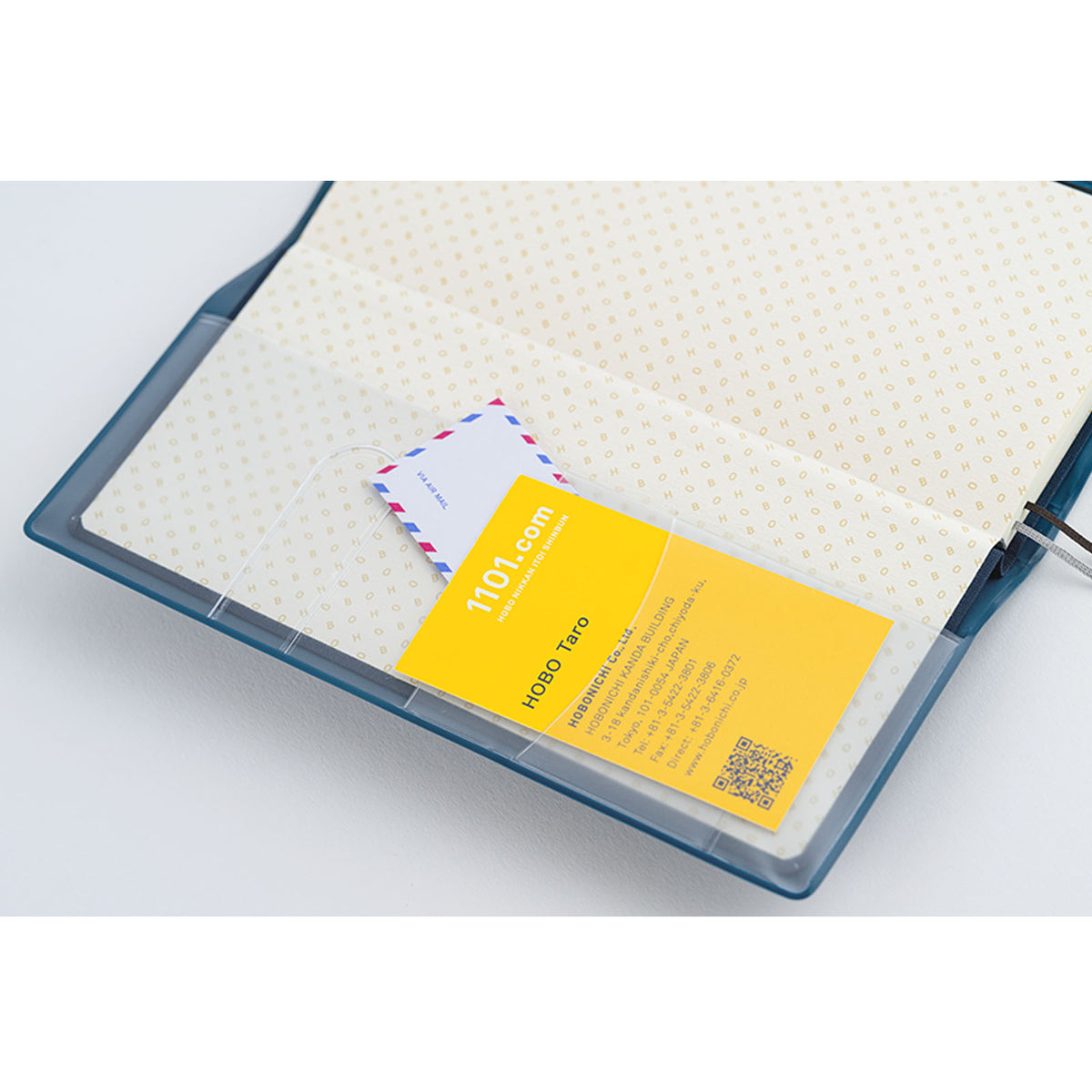 Hobonichi Techo Weeks Cover -  Alettone (Navy)    at Boston General Store