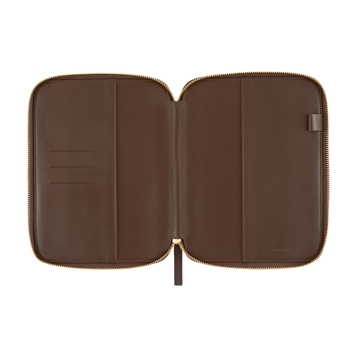 Hobonichi Techo Cover Cousin A5 -  Taut Zipped (Café au Lait Plaid)    at Boston General Store