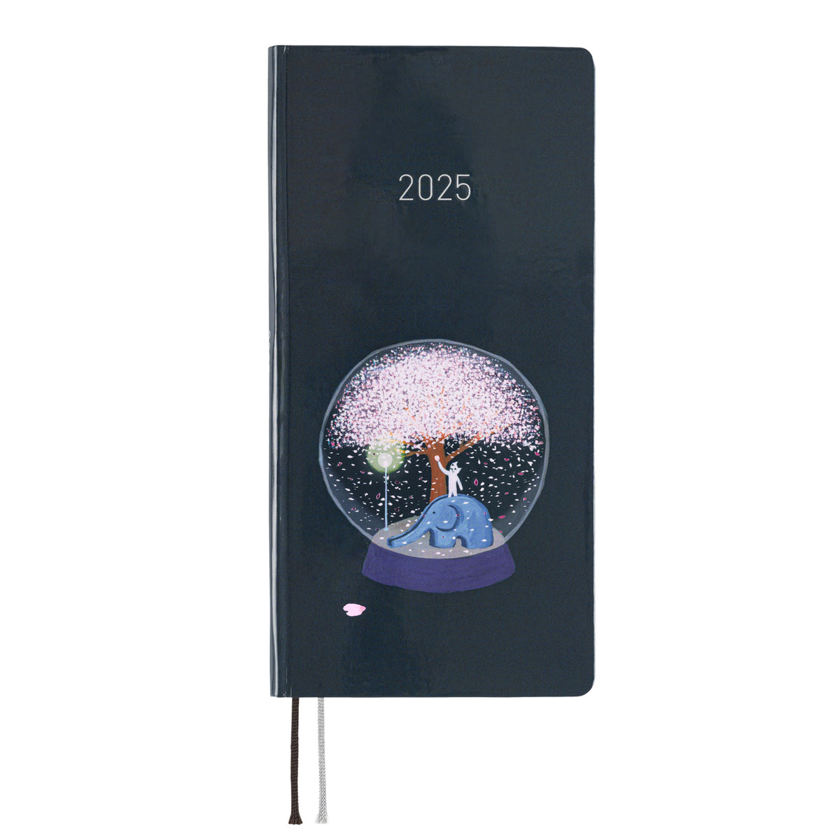 Hobonichi Techo Weeks -  Hiroko Kubota: Night Cherry Blossom Snow Globe    at Boston General Store