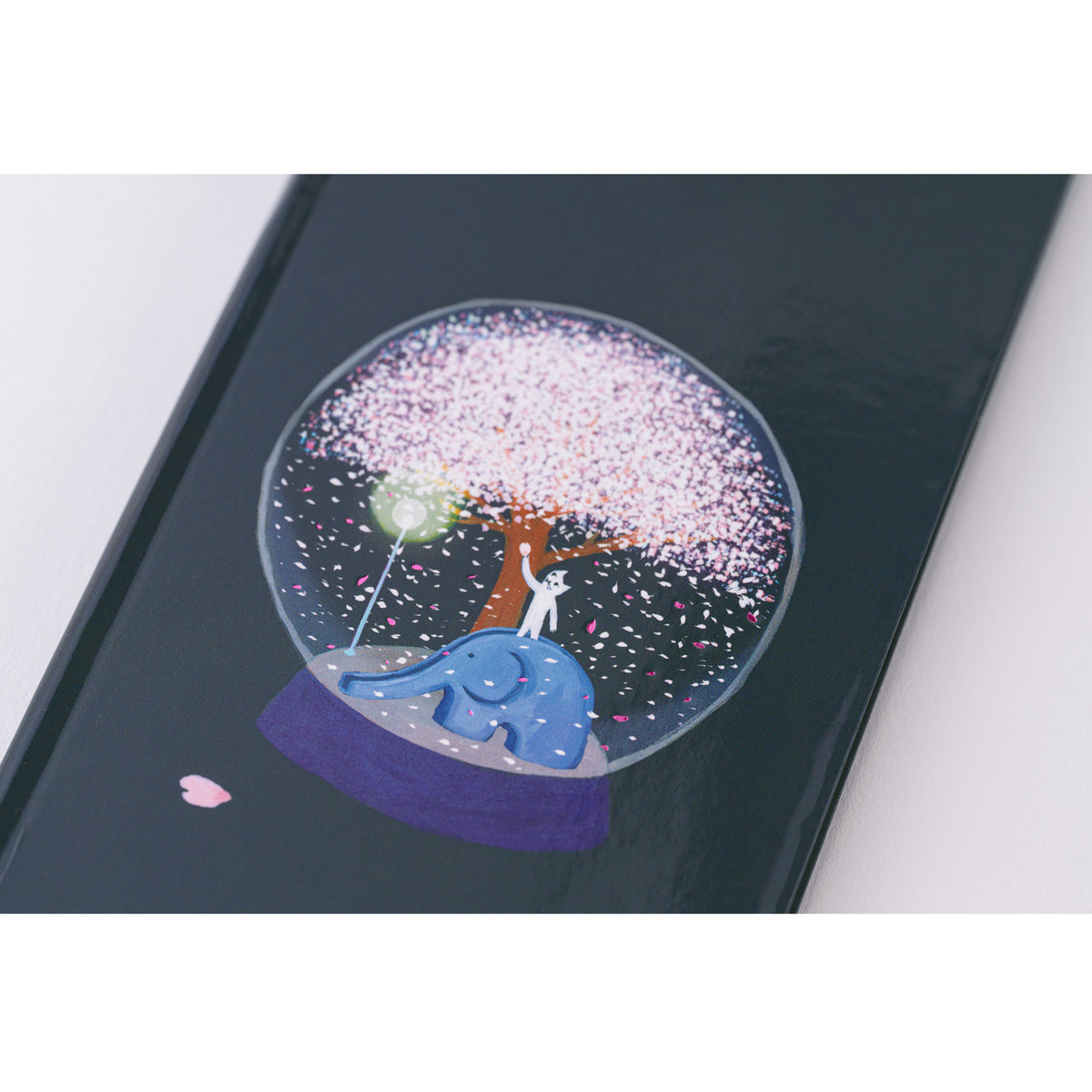 Hobonichi Techo Weeks -  Hiroko Kubota: Night Cherry Blossom Snow Globe    at Boston General Store