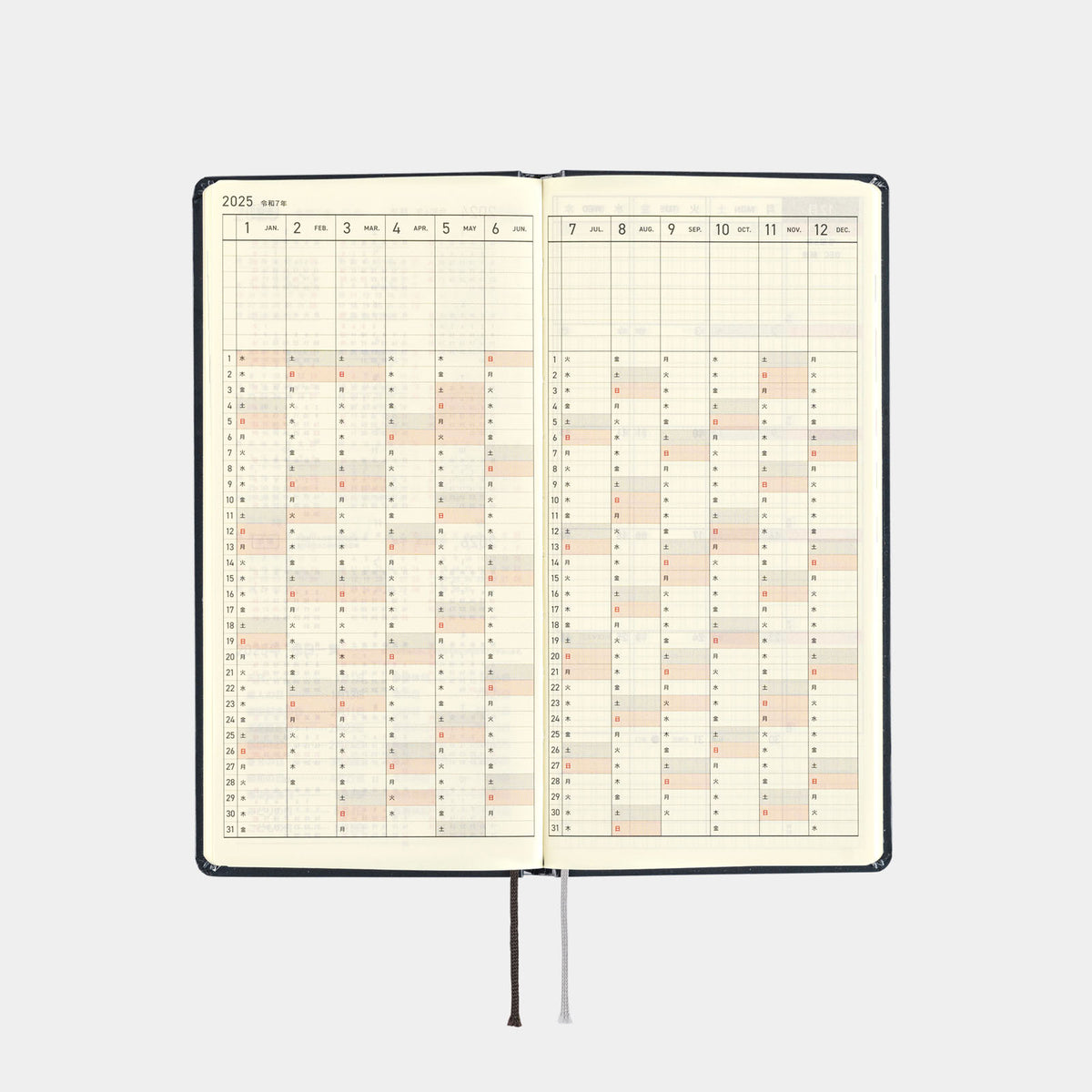 Hobonichi Techo Weeks -  Hiroko Kubota: Night Cherry Blossom Snow Globe    at Boston General Store