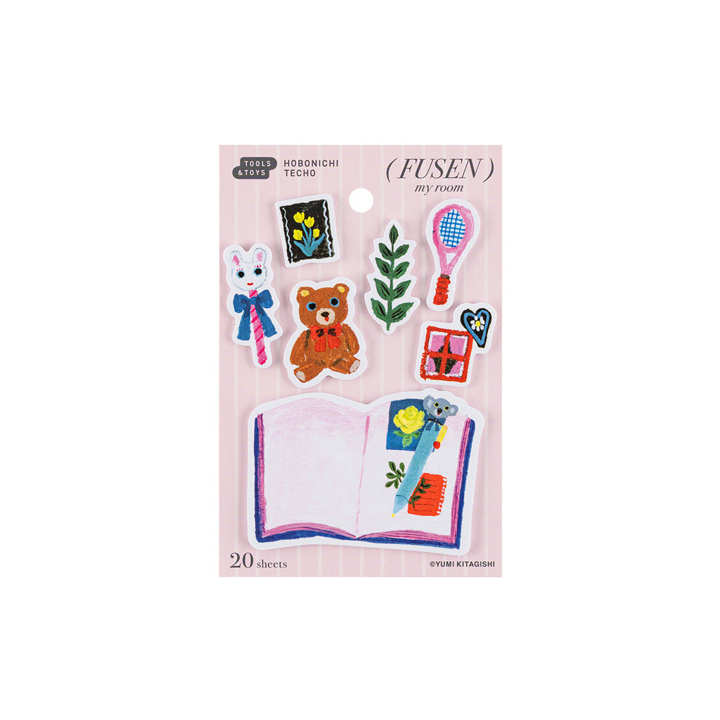 Yumi Kitagishi: Hobonichi Sticky Note Tabs - My Room    at Boston General Store