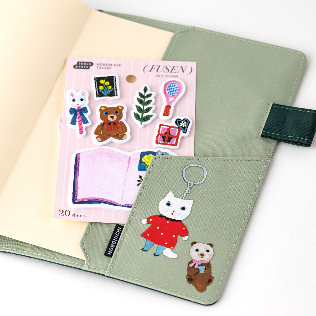 Yumi Kitagishi: Hobonichi Sticky Note Tabs - My Room    at Boston General Store