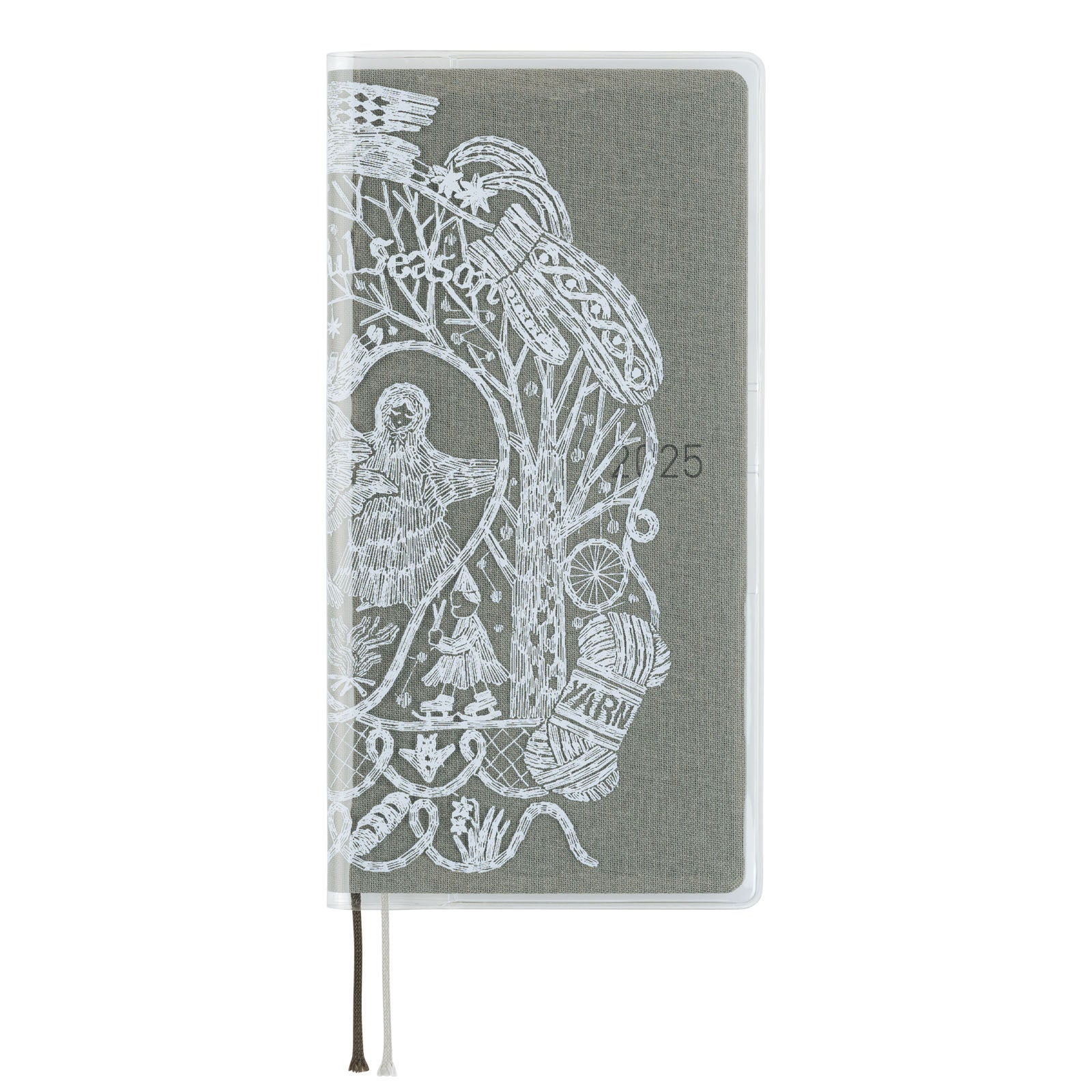 iyo okumi: Hobonichi Clear Cover for Weeks (Beautiful Season)    at Boston General Store