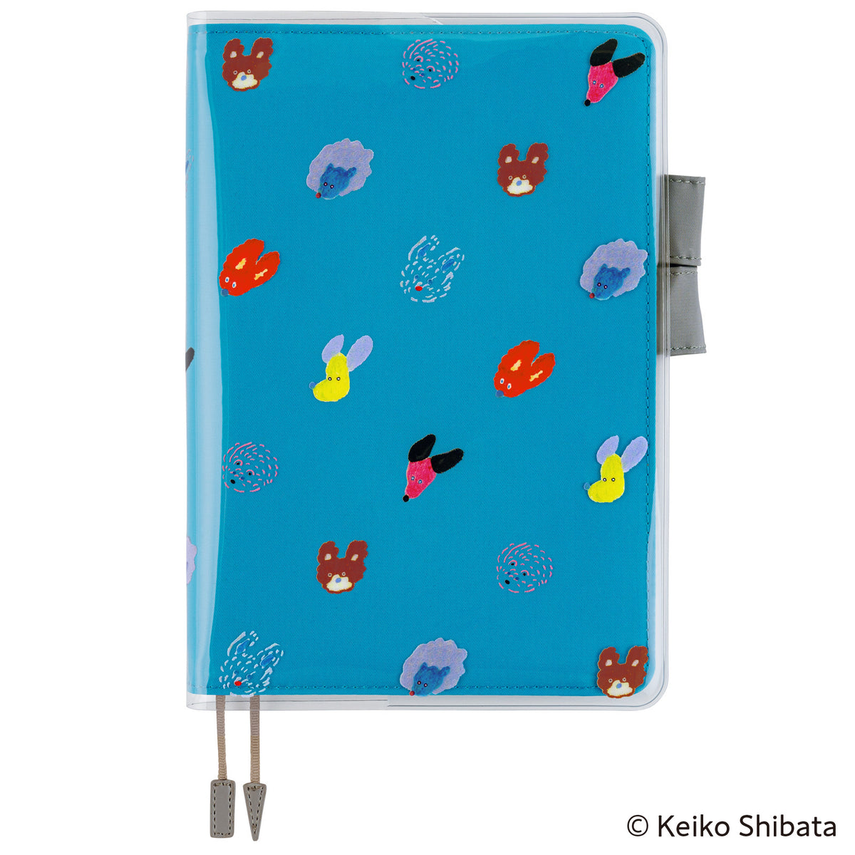 Keiko Shibata: Hobonichi Cover on Cover for A5 Size (Dog Ears Fluttering in the Wind)    at Boston General Store