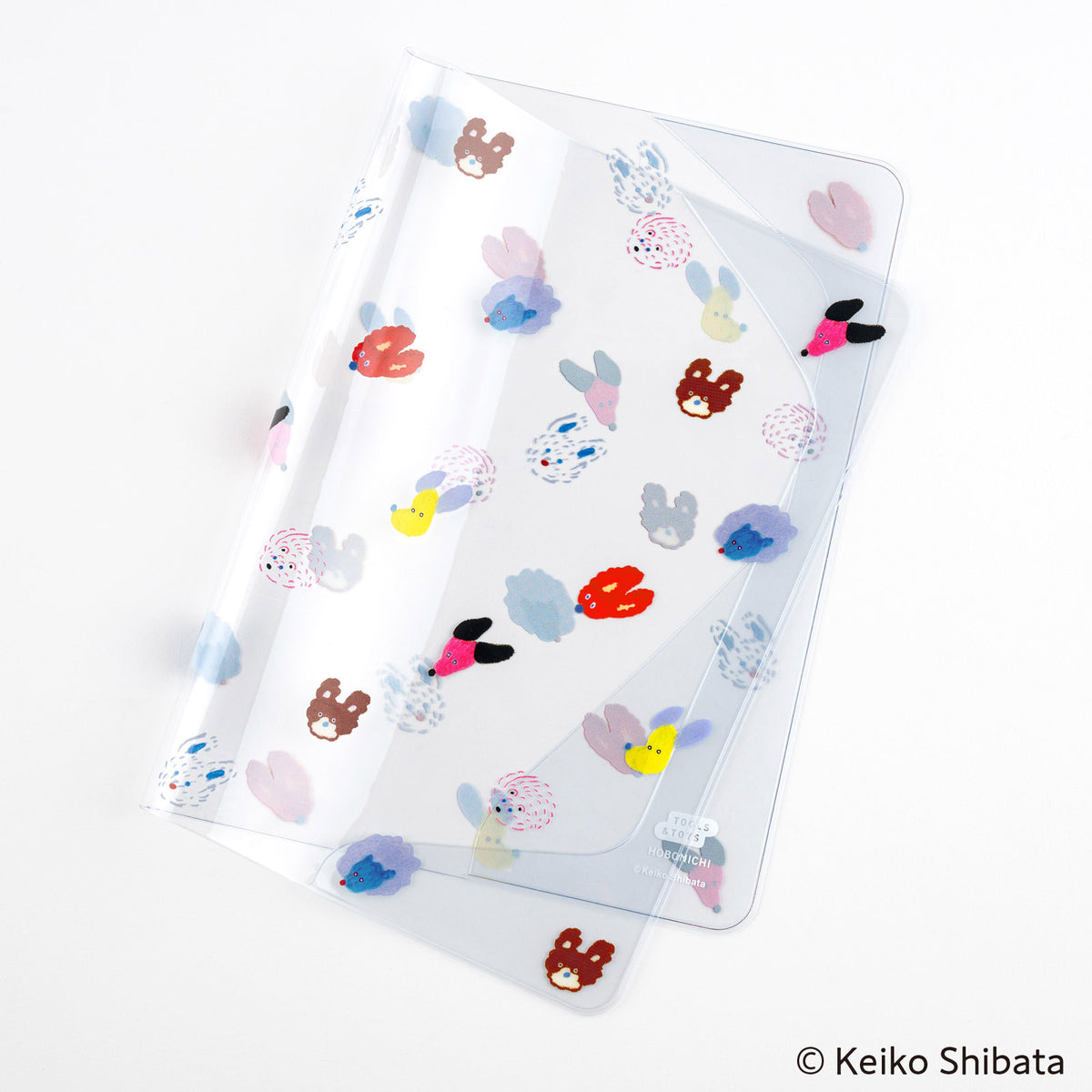 Keiko Shibata: Hobonichi Cover on Cover for A5 Size (Dog Ears Fluttering in the Wind)    at Boston General Store