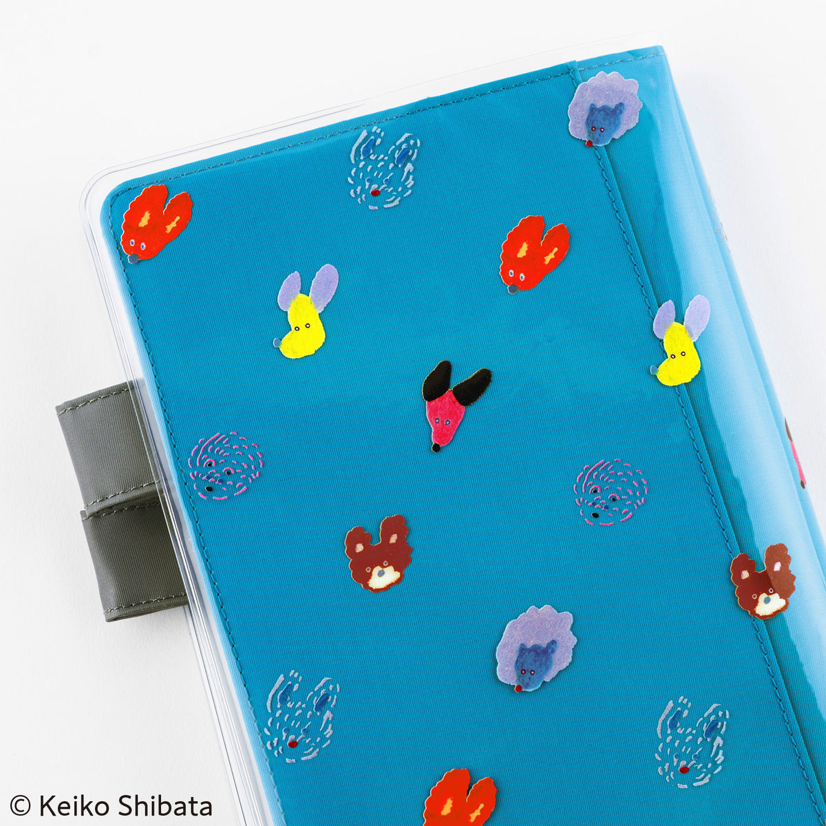 Keiko Shibata: Hobonichi Cover on Cover for A5 Size (Dog Ears Fluttering in the Wind)    at Boston General Store