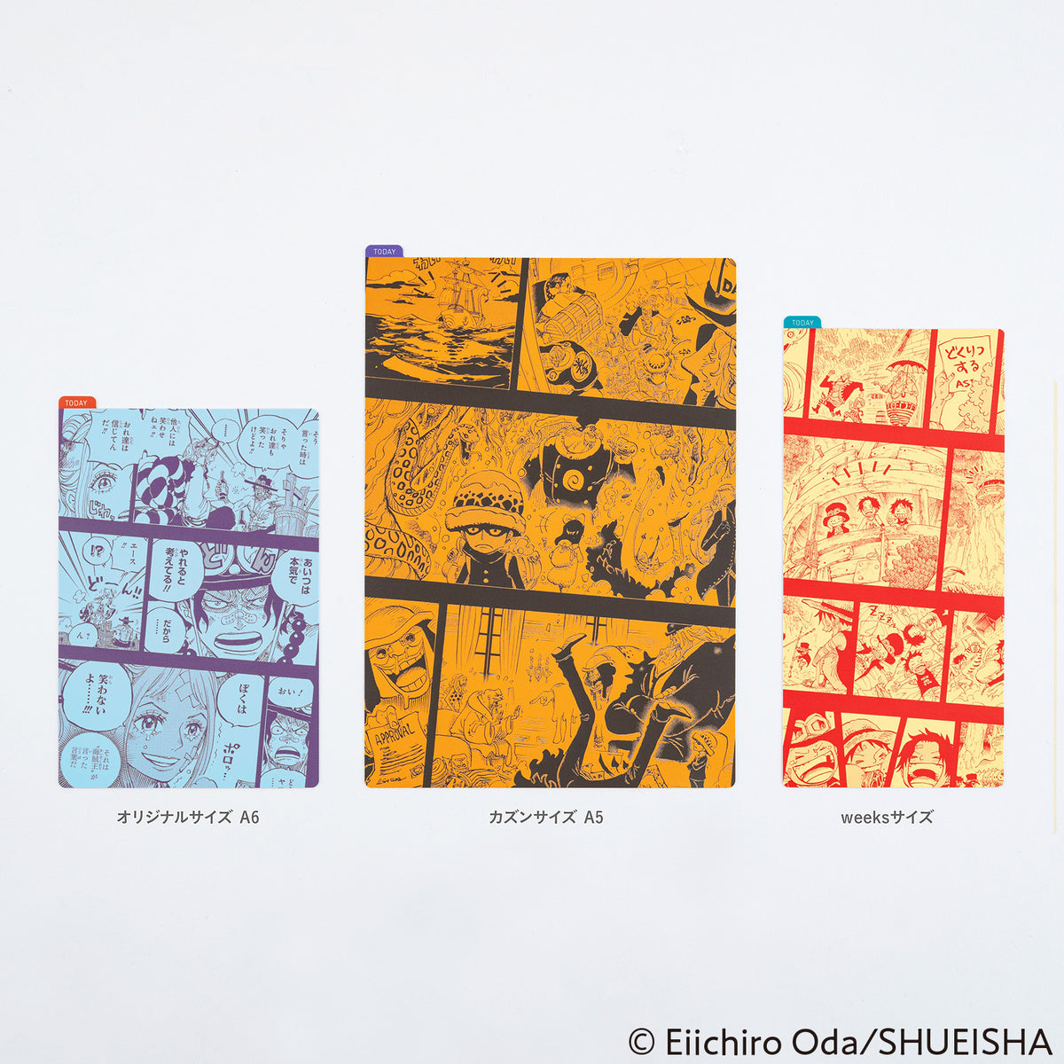 Hobonichi ONE PIECE magazine: Hobonichi Pencil Board for Weeks (Memories - Ace, Sabo, Luffy)    at Boston General Store