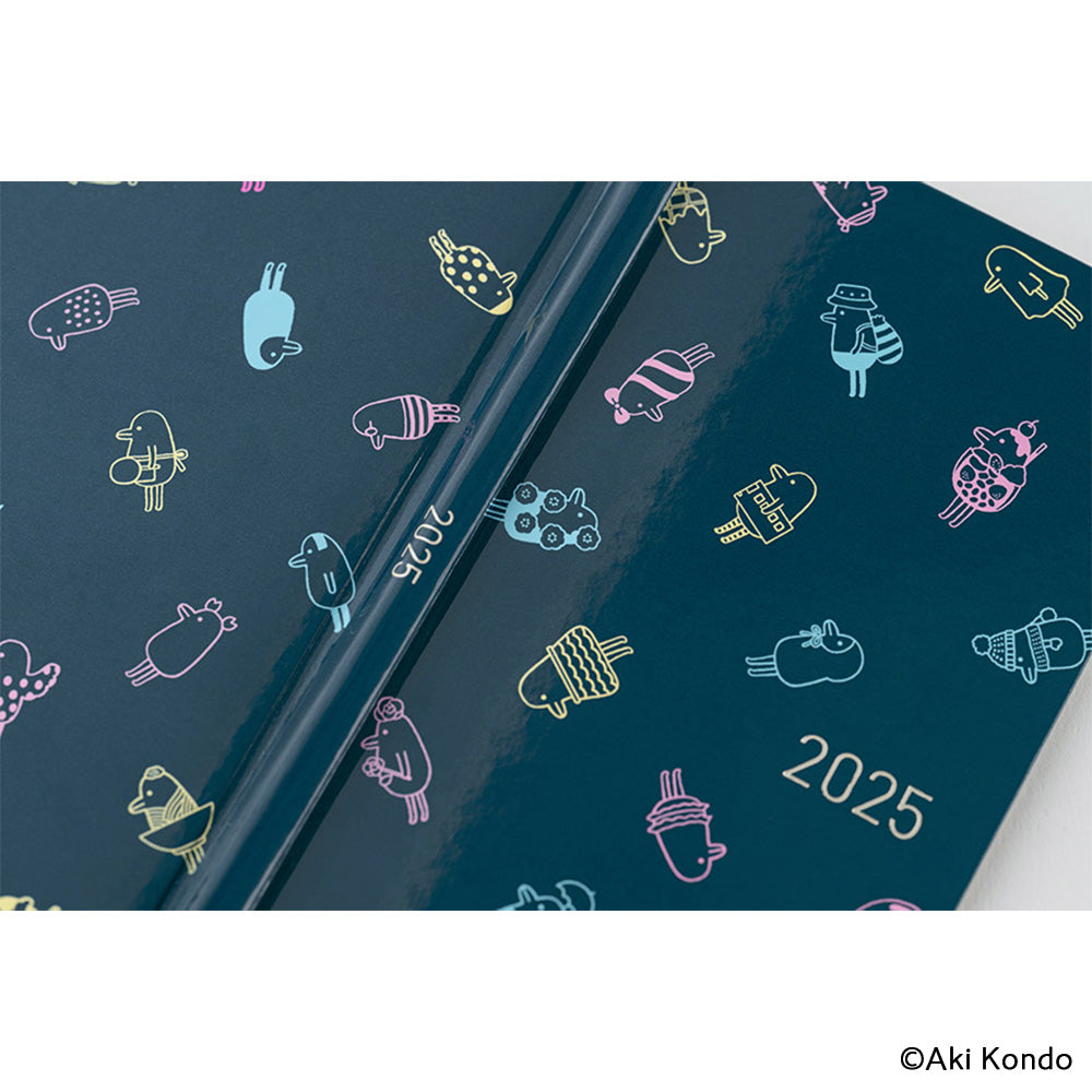 Hobonichi Techo Weeks - Hobotoridori: Sparkling Hobotoridori - Japanese, April Start at Boston General Store
