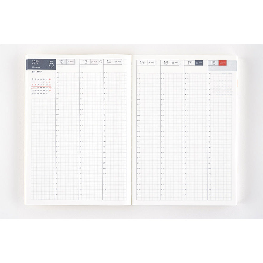 Hobonichi Techo Cousin A5 2025 - Japanese, April Start, Monday Start at Boston General Store