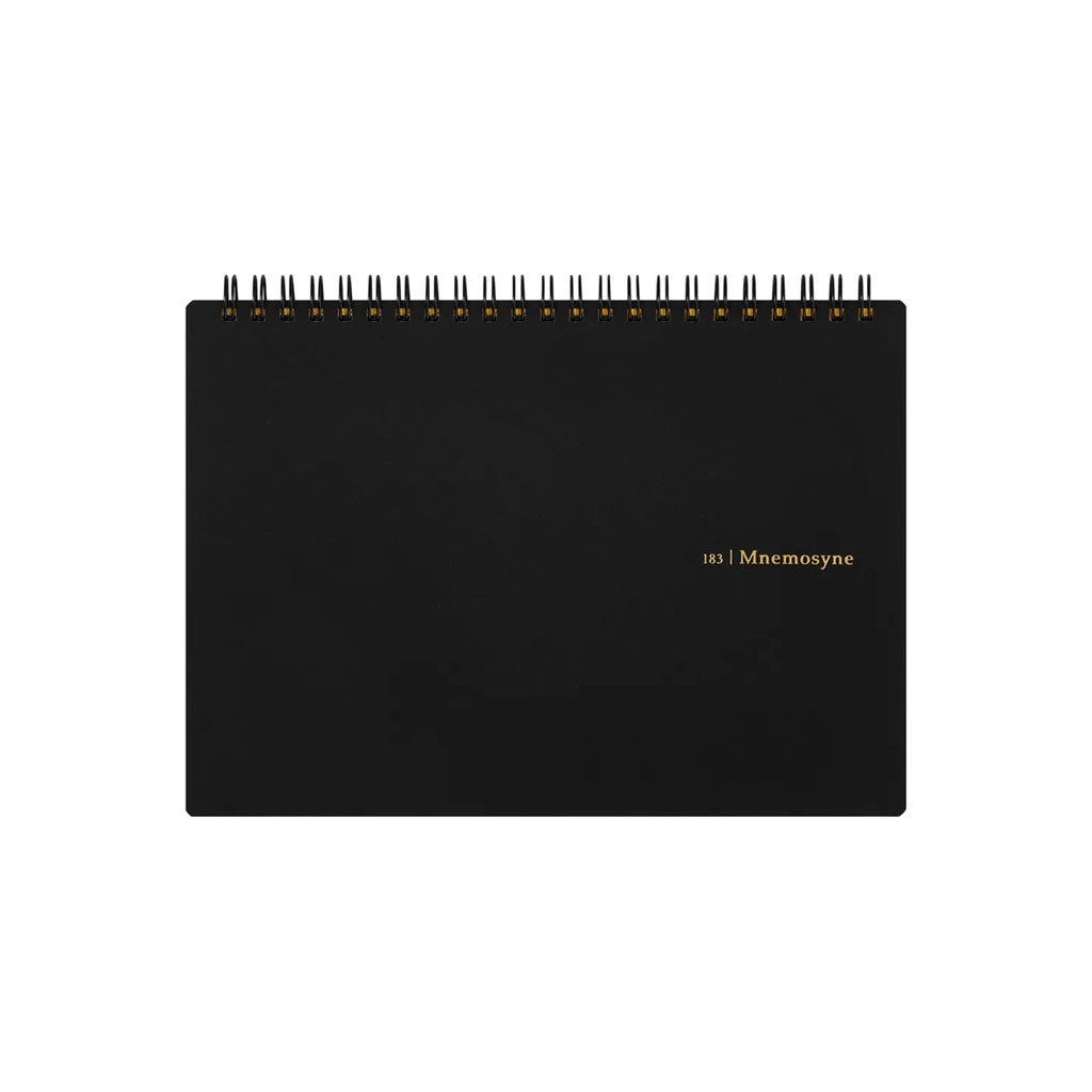 Mnemosyne Spiral Notebook - A5, Blank, Horizontal Format at Boston General Store