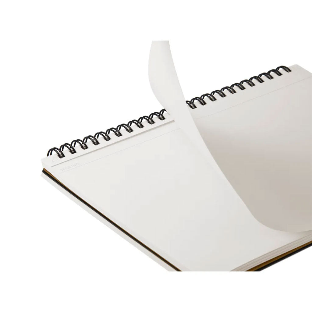 Mnemosyne Spiral Notebook - A5, Blank, Horizontal Format at Boston General Store