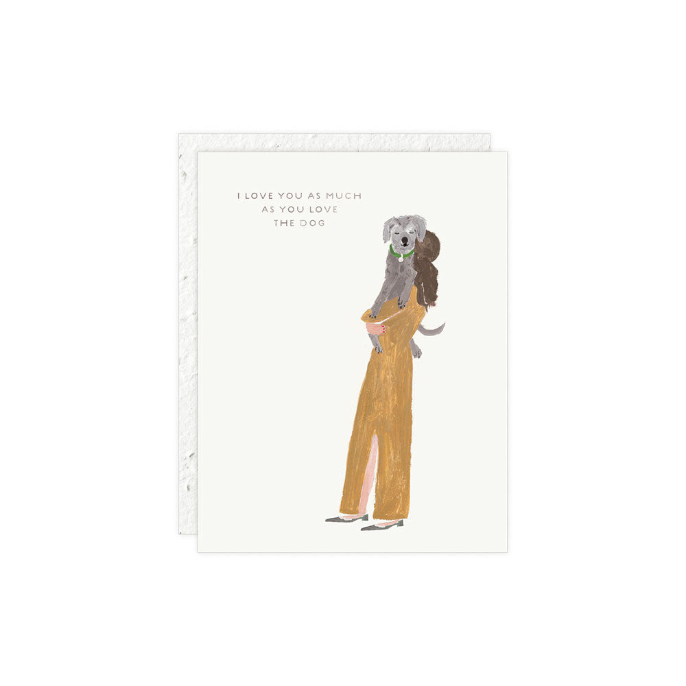 Girl and Dog Card    at Boston General Store