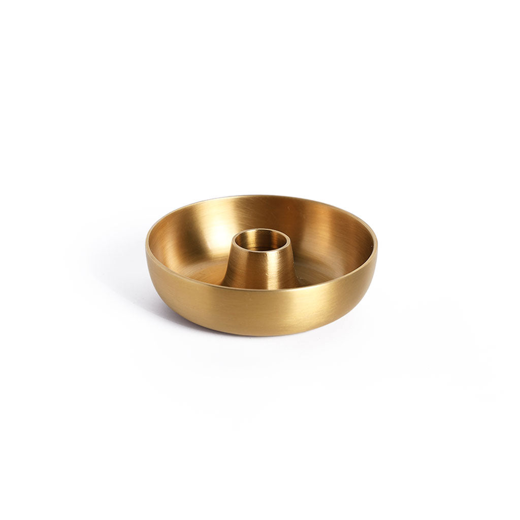 Brass Candleholder, Bowl    at Boston General Store