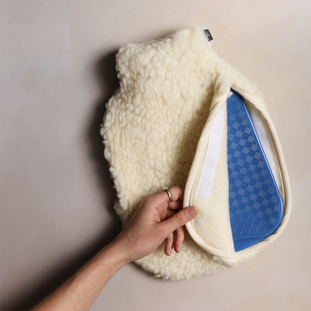 Sheep Wool Hot Water Bottles    at Boston General Store