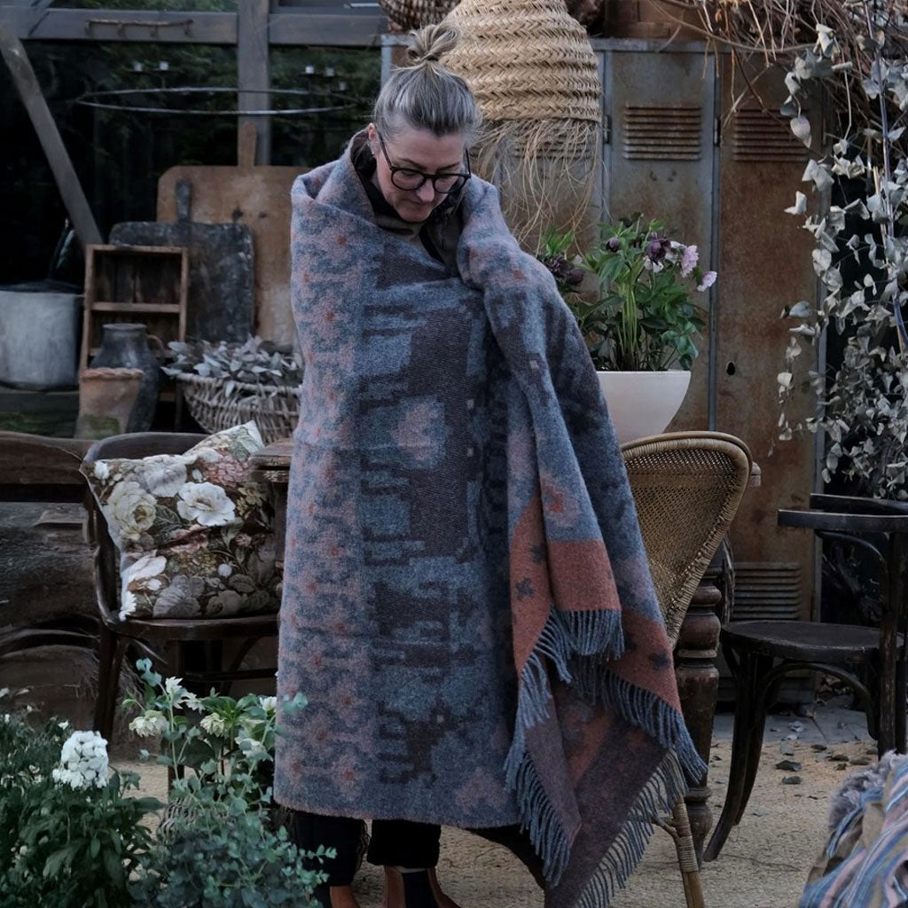 Fastfolk Emilia &amp; Einar Wool Blanket at Boston General Store