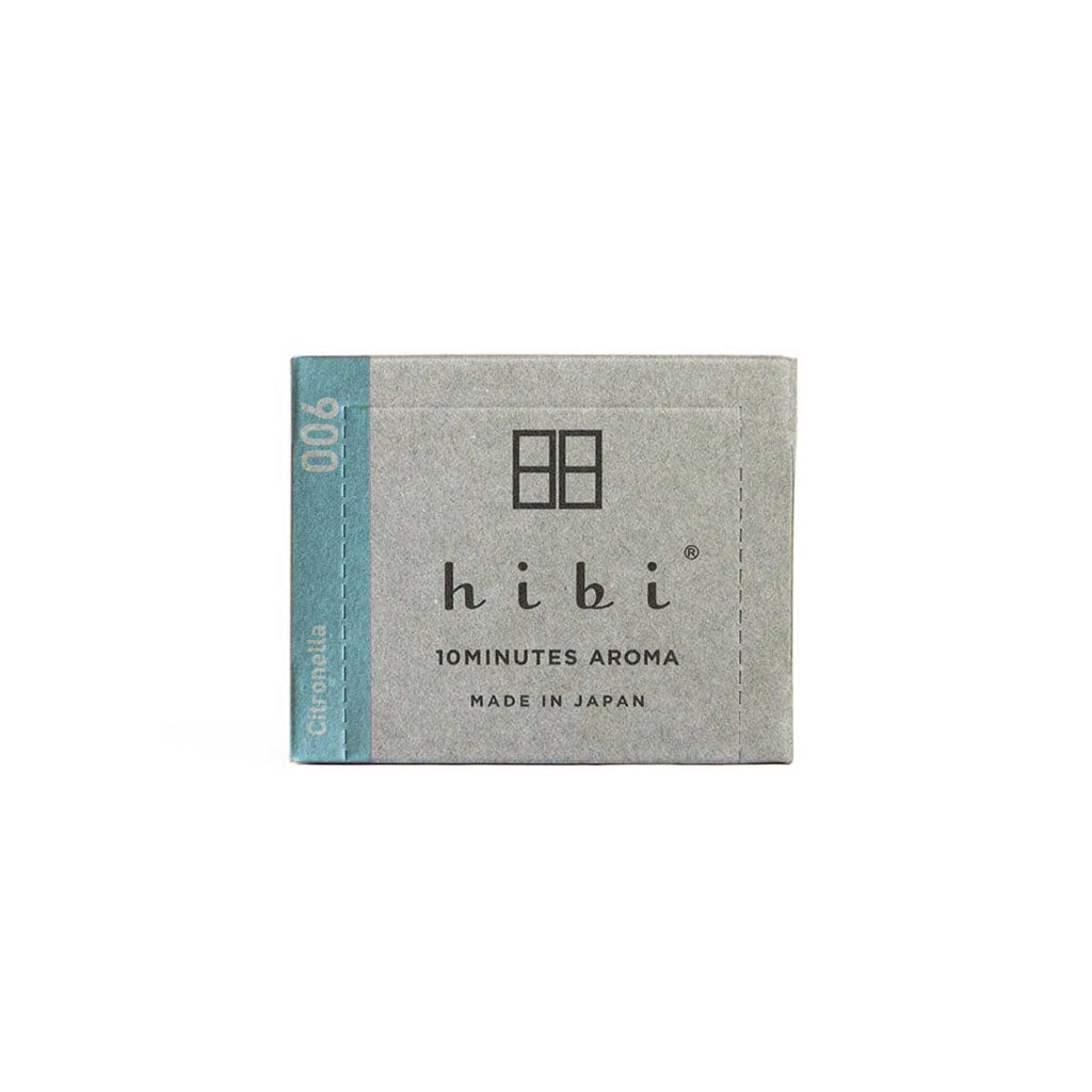 Hibi Incense Matches Citronella Box of 30  at Boston General Store