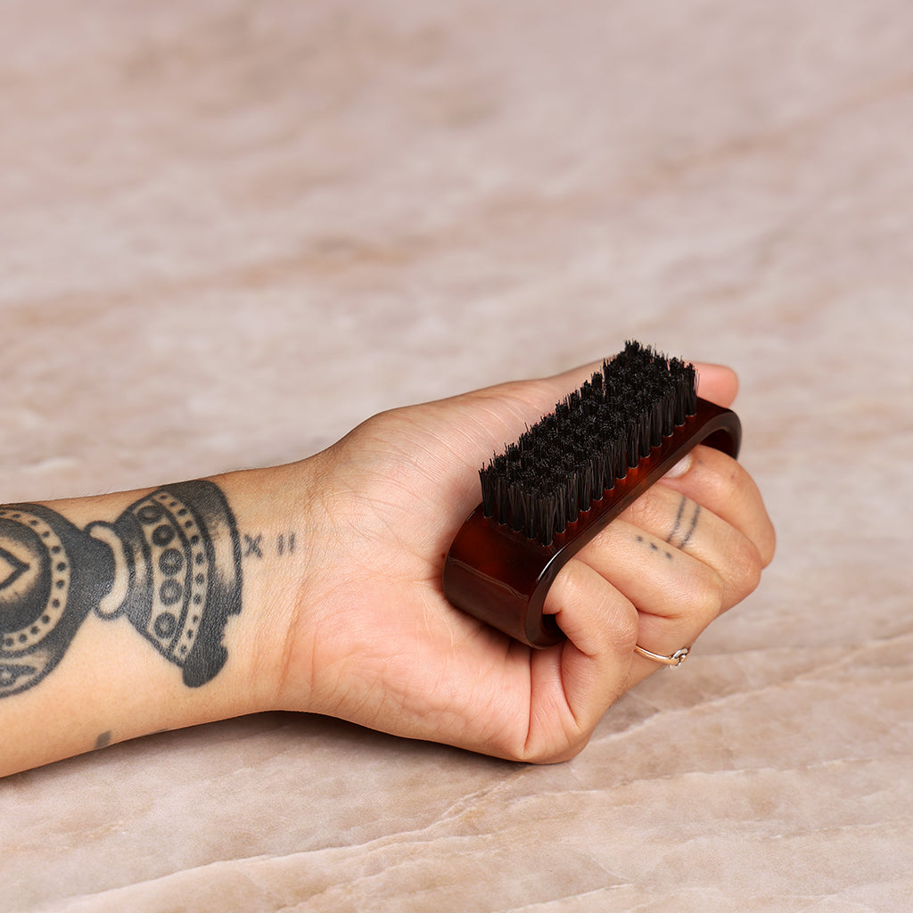 Koh-I-Noor Jaspè Nail Brush With Boar Bristles at Boston General Store