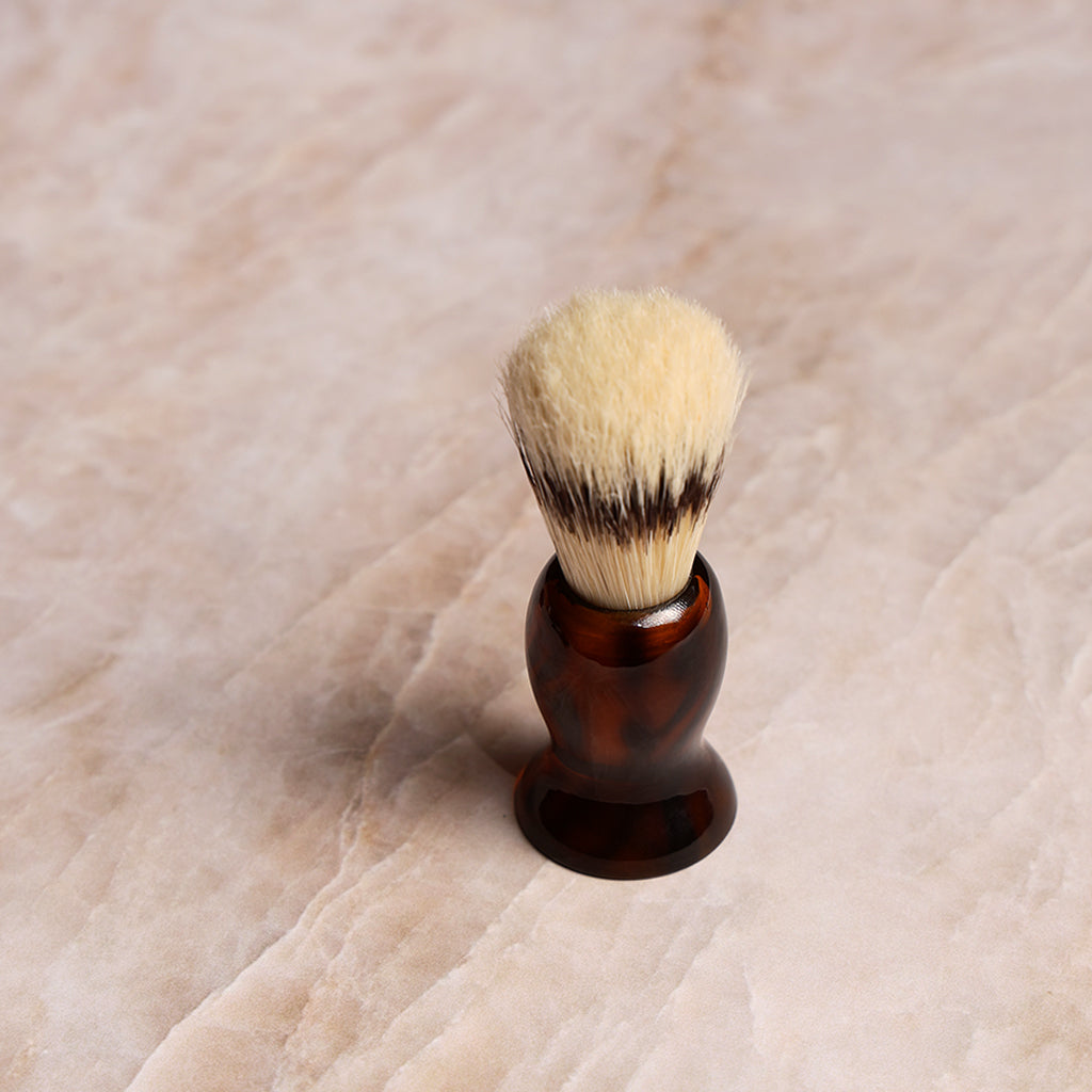 Koh-I-Noor Jaspè Natural Boar Bristle Shaving Brush at Boston General Store