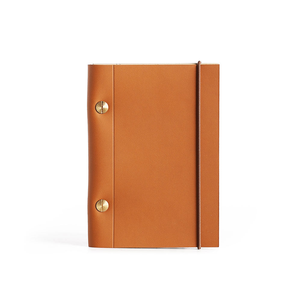 La Compagnie Du Kraft Refillable Leather Journal - A6 Tan at Boston General Store
