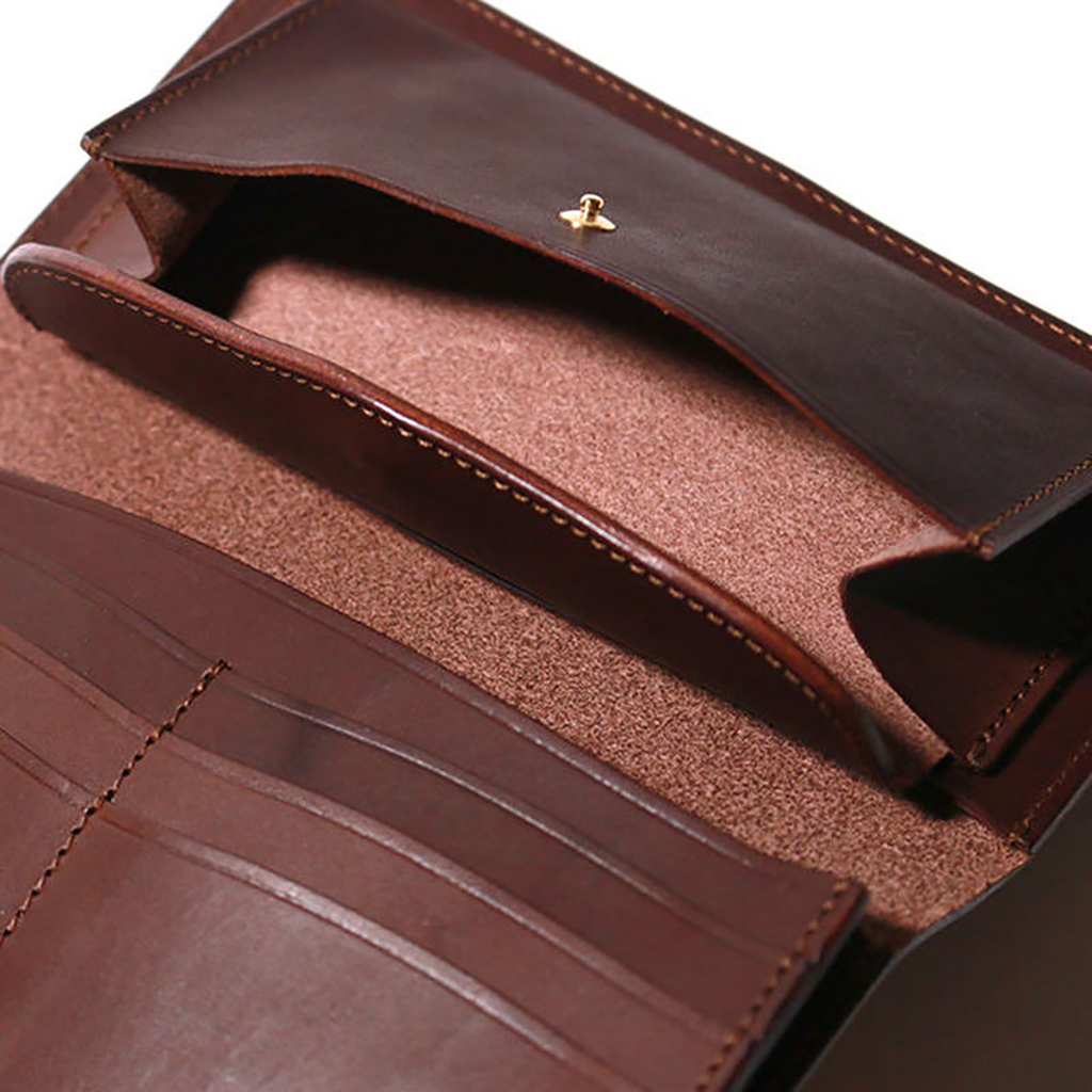 Leather Long Wallet at Boston General Store