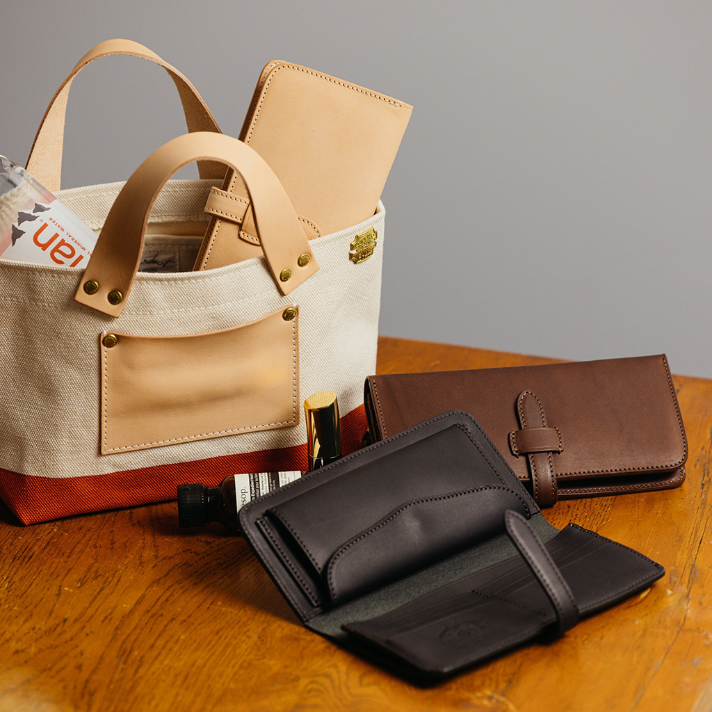 Leather Long Wallet at Boston General Store