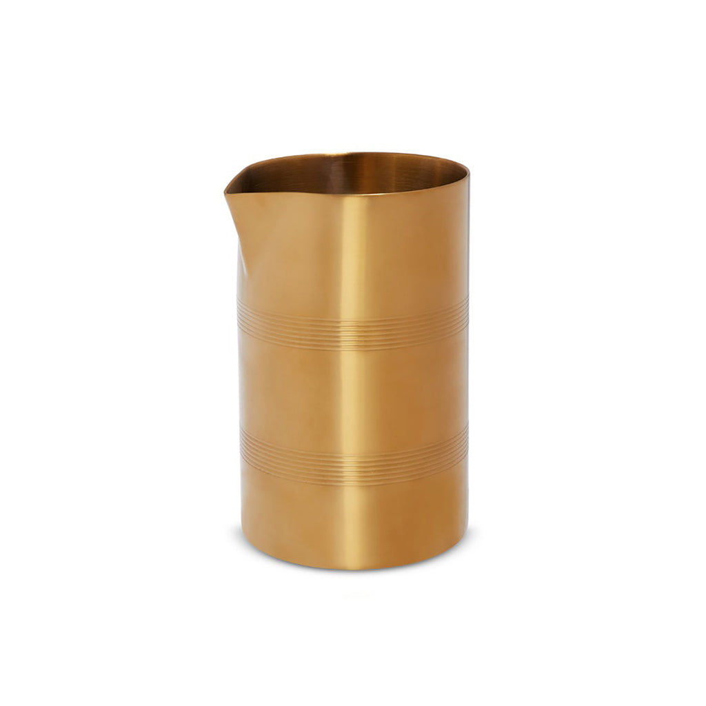 Mixtin Banded Stirring Tin Gold Plated Stainless Steel   at Boston General Store