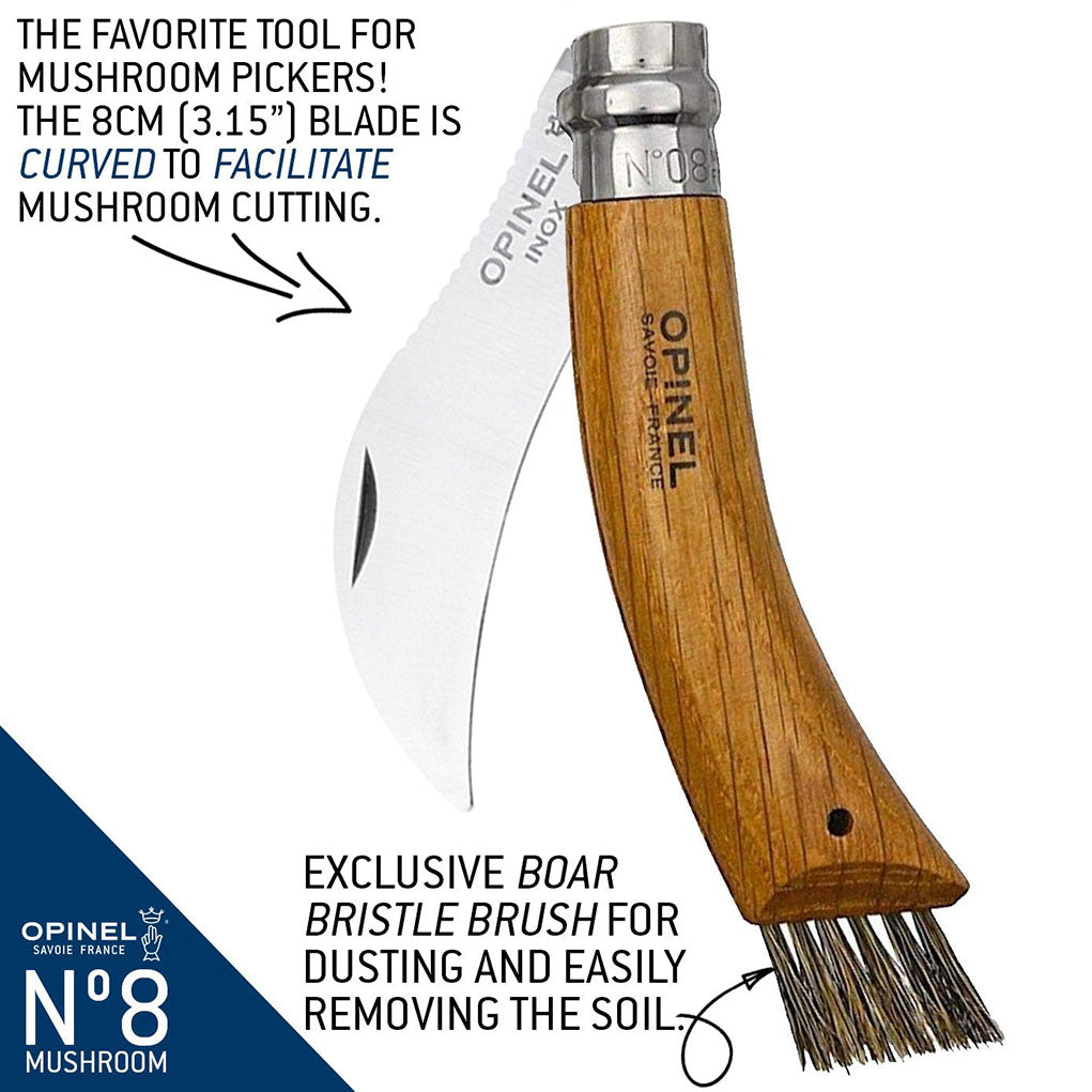 No. 8 Mushroom Knife + Sheath Gift Box    at Boston General Store