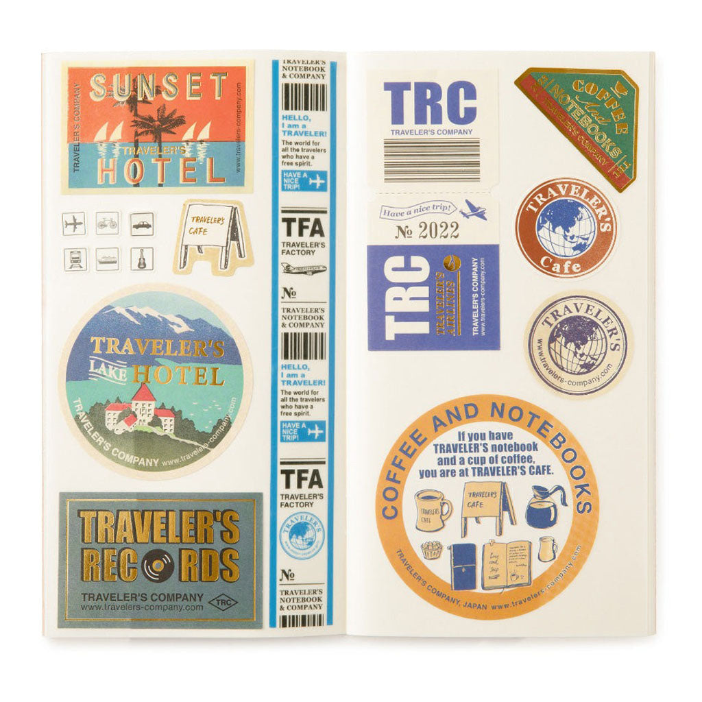 Traveler&#39;s Notebook Refill Sticker Release Paper - 031    at Boston General Store