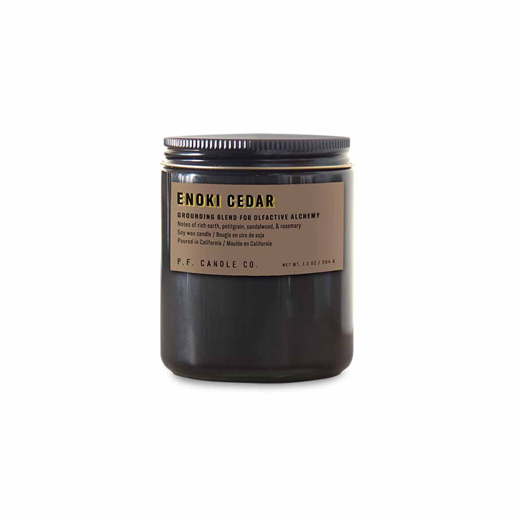 Alchemy Soy Candles Enoki Cedar   at Boston General Store