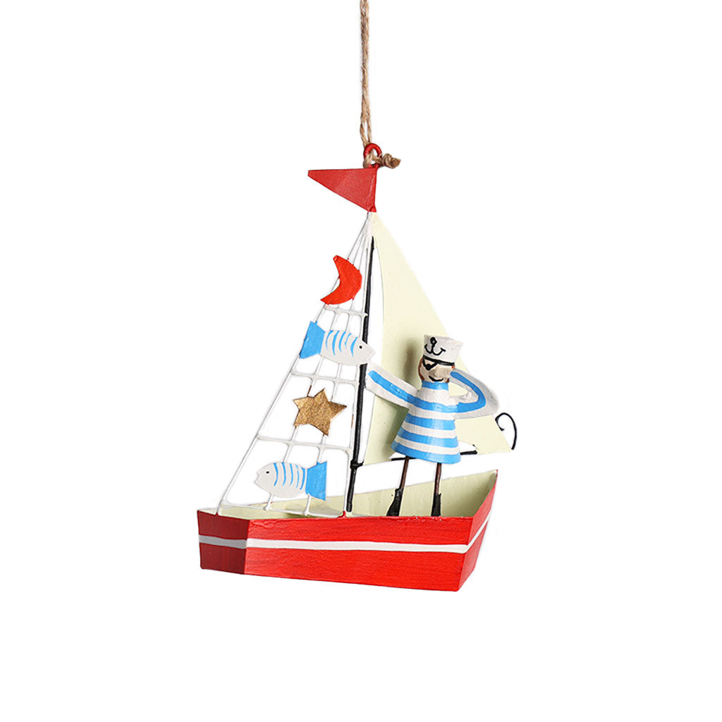 Sailor In Boat Ornament Boston General Store