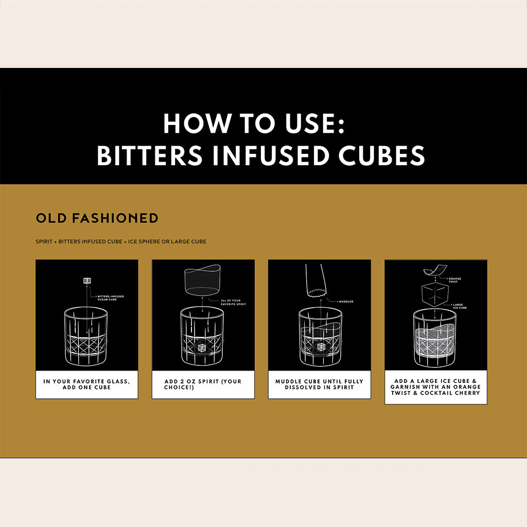 Old Fashioned Bitters Infused Sugar Cubes Variety Gift Set    at Boston General Store