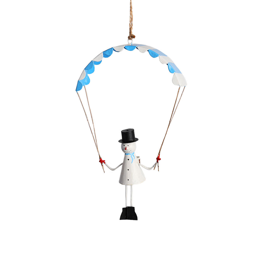 Snowman Paraglide Ornament Boston General Store