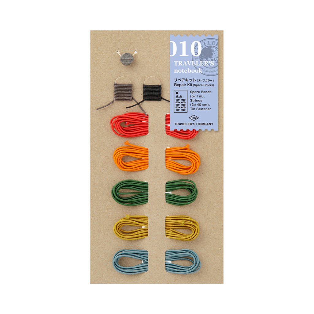 Traveler&#39;s Notebook Repair Kit - 009/010 Spare Colors   at Boston General Store