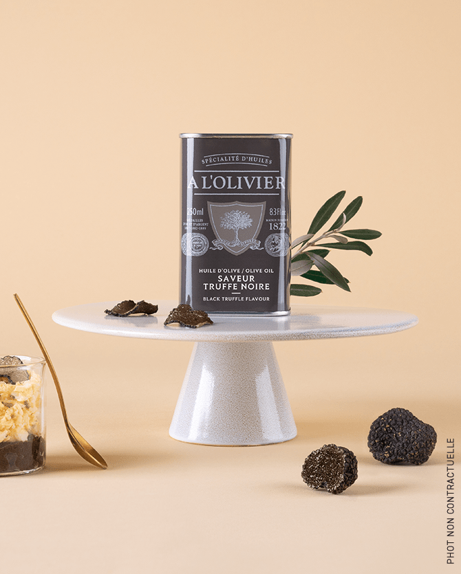 A l'Olivier Black Truffle Flavored Olive Oil Boston General Store