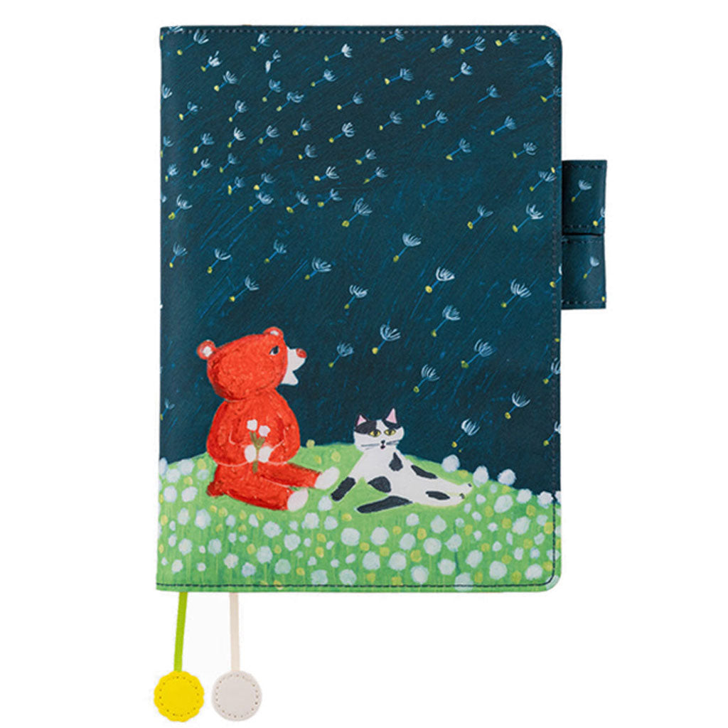 Hobonichi Techo Cover Cousin A5 - Keiko Shibata: Gentle breeze in a dandelion field    at Boston General Store