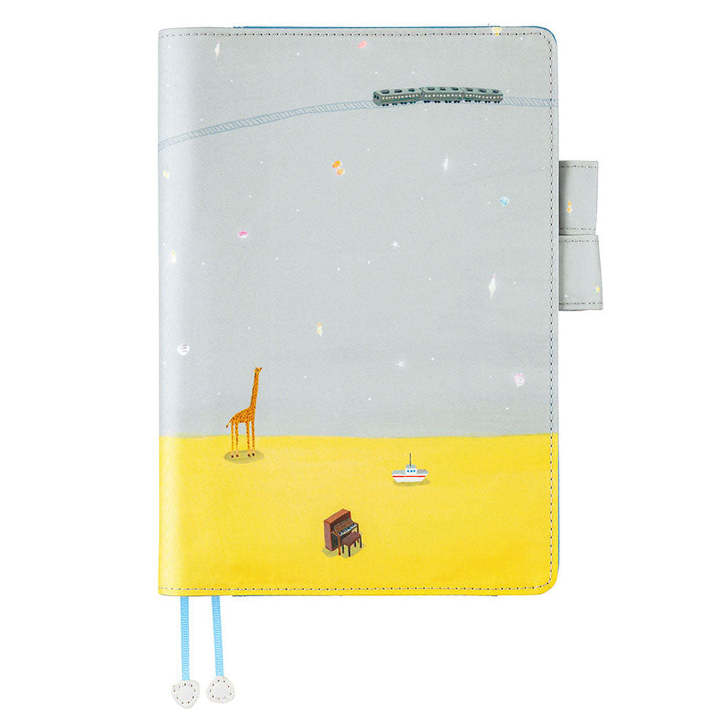 Hobonichi Techo Cover Cousin A5 - Hiroko Kubota Twinkle-shells    at Boston General Store