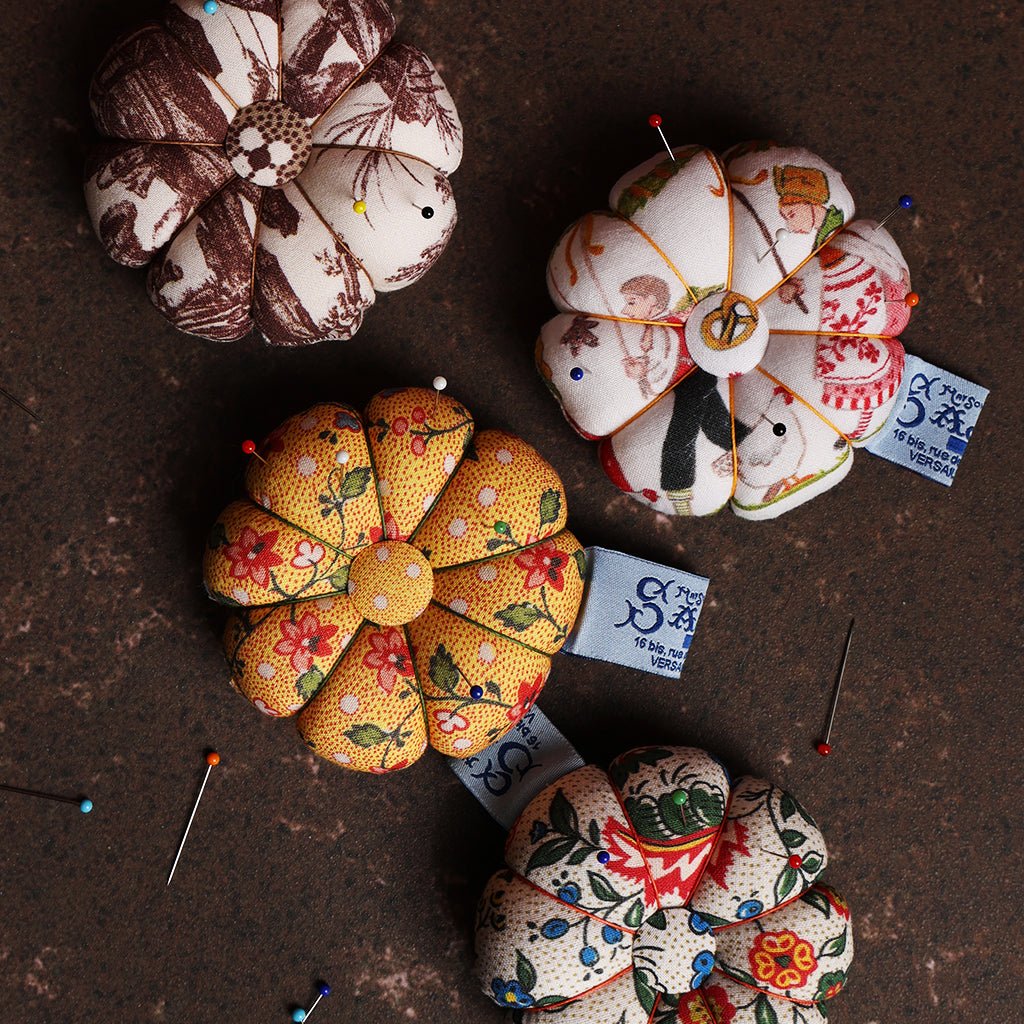 Sajou Abreuvoir Brown Fabric Pin Cushion | Boston General Store