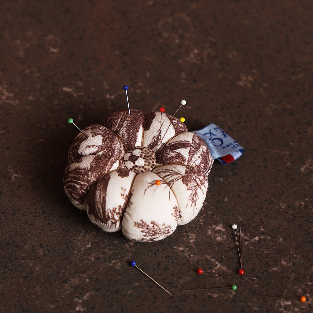 Abreuvoir Brown Fabric Pin Cushion Boston General Store